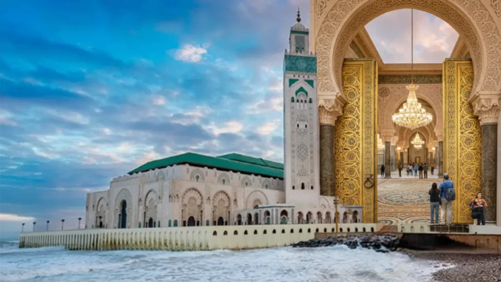 Hassan II Mosque in Casablanca visited on a private Morocco tour