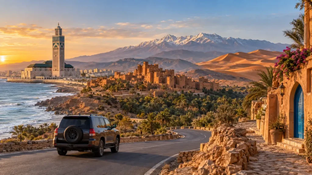 Private 10 days tour from Casablanca through Morocco with Sahara desert, Atlas Mountains and Marrakech