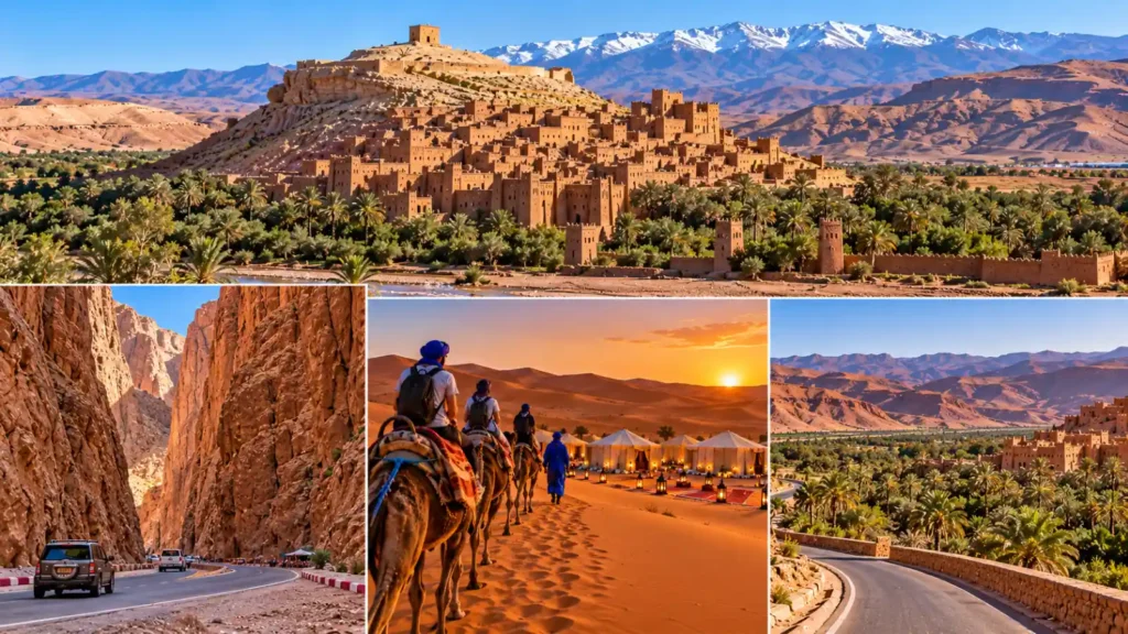4 day Marrakech to Fes tour through Ait Ben Haddou, Todra Gorge and Merzouga