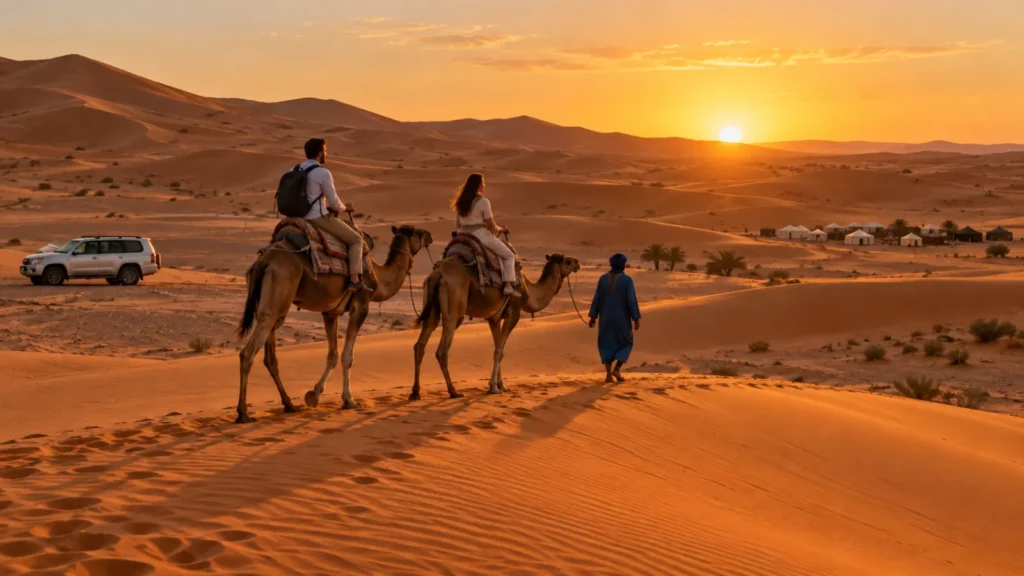 Private 4-day Marrakech to Merzouga tour with camel trek in the Erg Chebbi dunes