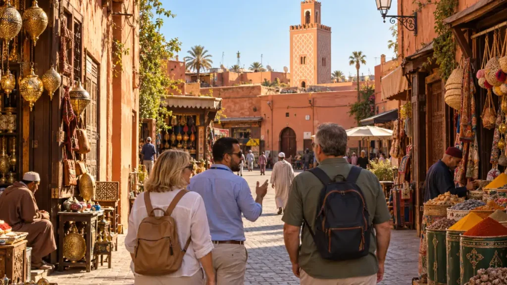 Marrakech Medina during a private 5 days tour from Casablanca