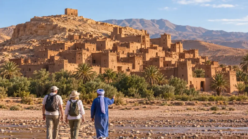 Ait Ben Haddou on a private 6 days tour from Casablanca to Marrakech
Image title: Guided Visit to Ait Ben Haddou