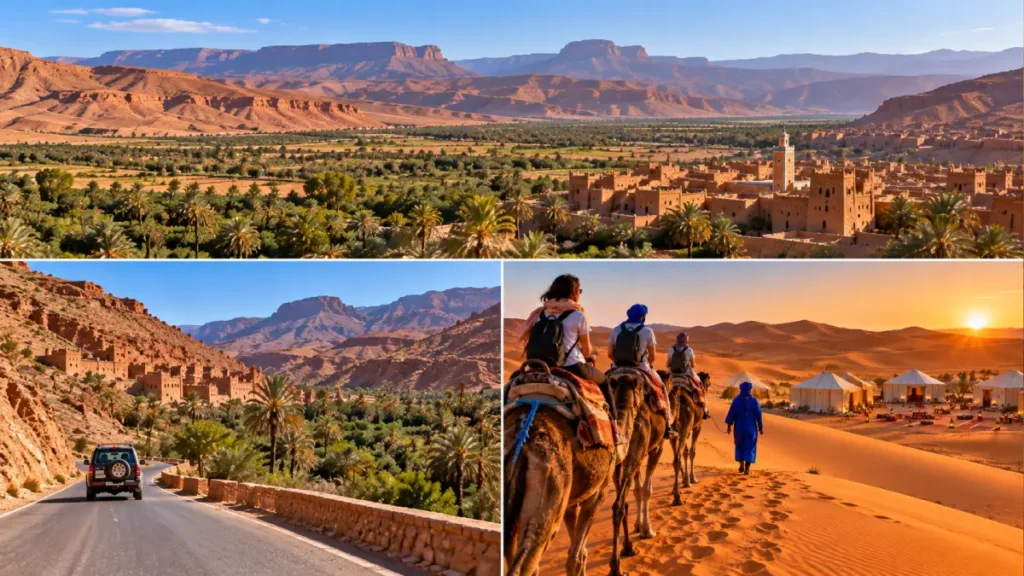 Draa Valley road on the return journey from Merzouga to Marrakech