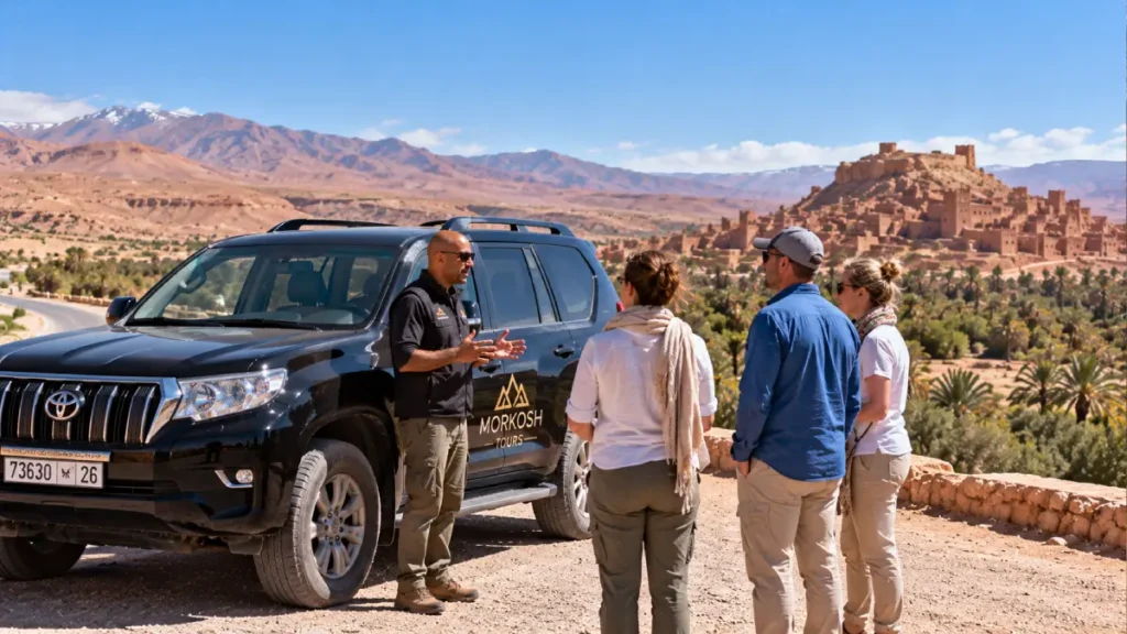 Private Morocco tour with Morkosh driver guide and Toyota Prado